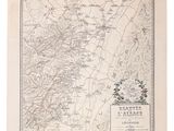 une vieille carte de la ville de New York, de l'État de New York et de New York