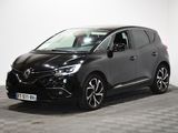 Une Toyota C-HR noire est garée sur un sol à damier
