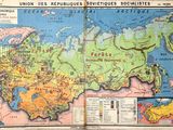 an old map of the russian empire showing the extent of the country