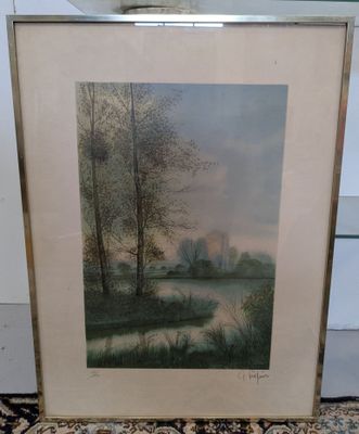 an image of a picture of a painting of a landscape