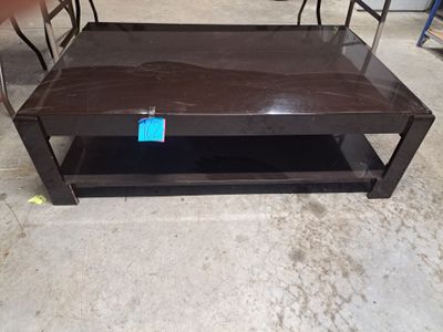 a coffee table that is sitting on the floor in a room