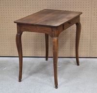 Petite table de salon à un tiroir, pieds cambrés (photo 3)