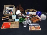 a lot of items that are sitting on a table