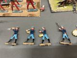 a lot of toy soldiers that are on a table