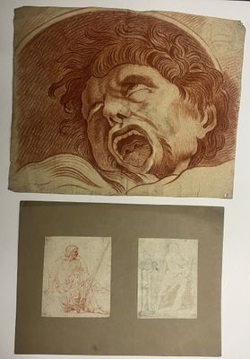 deux dessins représentant un homme la bouche ouverte, un dessin représentant un homme la bouche ouverte et un dessin représentant un homme la bouche ouverte