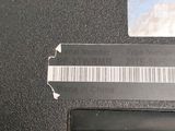 a close up of a piece of paper with a barcode on it