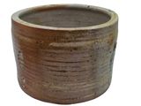 a close up of a pot on a white background