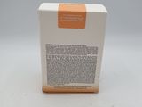 a white box with a brown label on it
