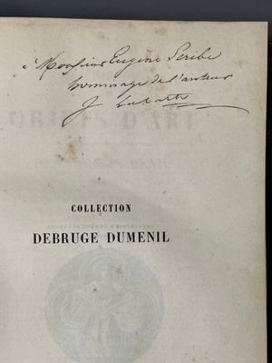 LABARTE (Jules). Description des objets d'art qui composent …