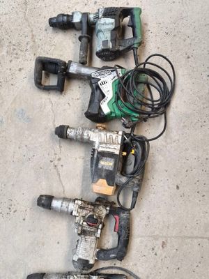 many tools that are laying out on the floor