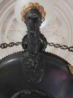 LUSTRE à quatre bras de lumière de style Restauration en tôl… (photo 6)