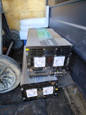 a pile of power in the back of a truck