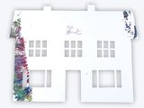 a picture of a house made out of paper