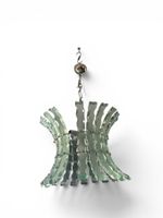 FONTANA ARTE (attribué à) : Importante suspension couronne e… (photo 2)