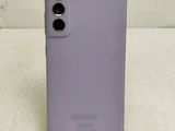 a close up of the back of a purple samsung galaxy s20