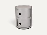 a small table that has two drawers on top of it