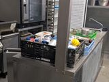 an image of a commercial kitchen with stainless steel appliances