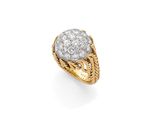 une bague en diamant et en or, signée Van Cleef