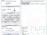 an image of a document with a picture of a plane on it