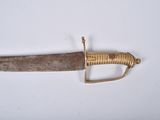 an image of a very old sword on a white surface
