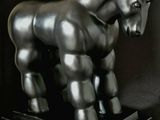 a statue of a horse that is standing on a pedestal