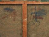 a picture of a painting on the wall of a building