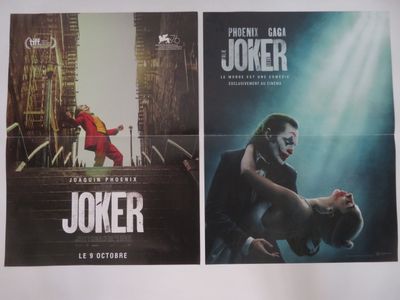 two movie posters of joker and the joker in the dark
