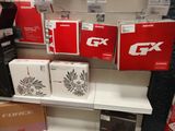 many boxes on the shelves in the store