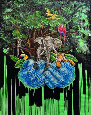 Enyejo Bakaka [Kinshasa (DRC), 1976, lives & works in Kinsha…