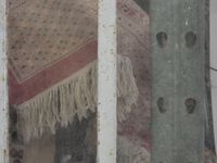 Deux portes atelier en fer peint et verre. (photo 4)