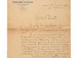 une lettre du président de la République française à son épouse