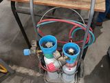 a picture of a cart with a lot of tools on it