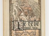 an old book with a picture of a castle on it