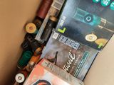 a box full of assorted skateboards and other skateboards