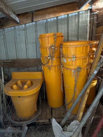 Goulotte de chantier 10 éléments + départ
