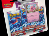 deux paquets de cartes Pokémon dans le colis