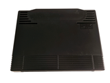 a black plastic tray that is on a white surface