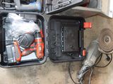 many tools in the case on the floor
