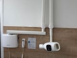 a bathroom with a toilet and a shower in it