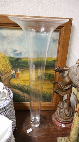Grand vase en verre H : *4