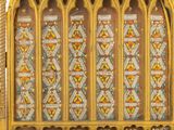 an image of a stained glass window in a church