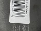 a close up of the back of a cell phone with a barcode on it