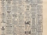 an old newspaper page with a bunch of headlines on it