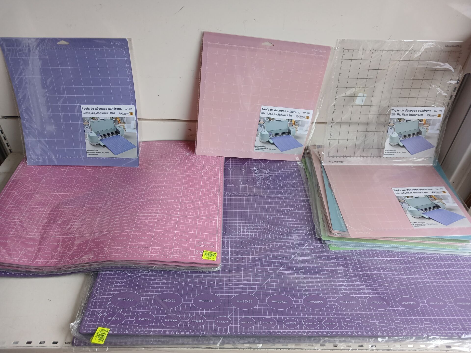 50 tapis de découpe