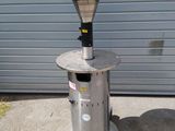 an image of a gas patio heater on a patio