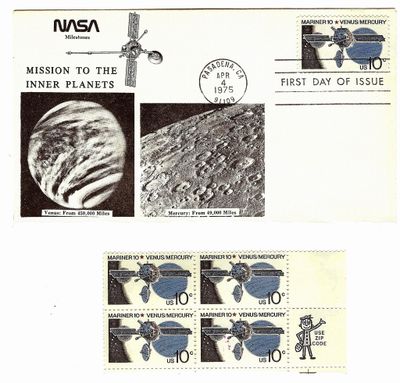 une image représentant une carte postale sur laquelle figure une station spatiale