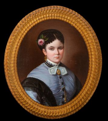 Portrait d'une jeune femme, Federico de Madrazo, XIXe siècle…
