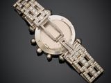 a lady ' s diamond set wristwatch, by cartier