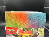 the box of the pokemon toy is sitting on a black surface