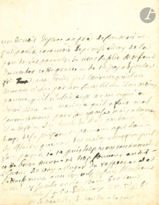 une photo en noir et blanc d'une lettre écrite à la main sur une feuille de papier